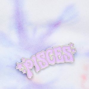 Horoscope enamel pin Positively Pisces